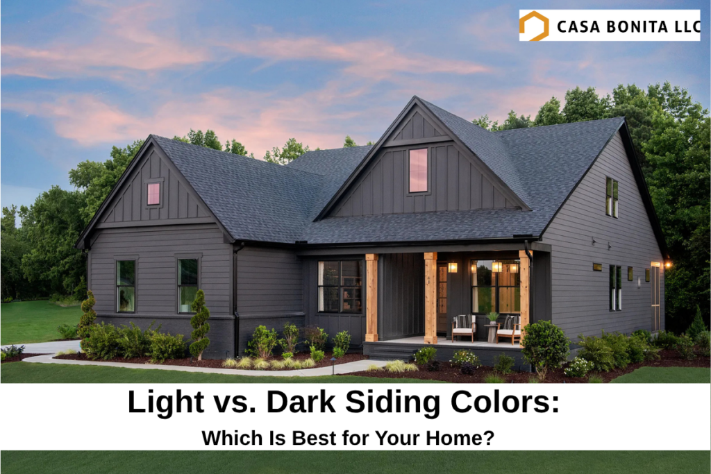 Light vs. Dark Siding Colors